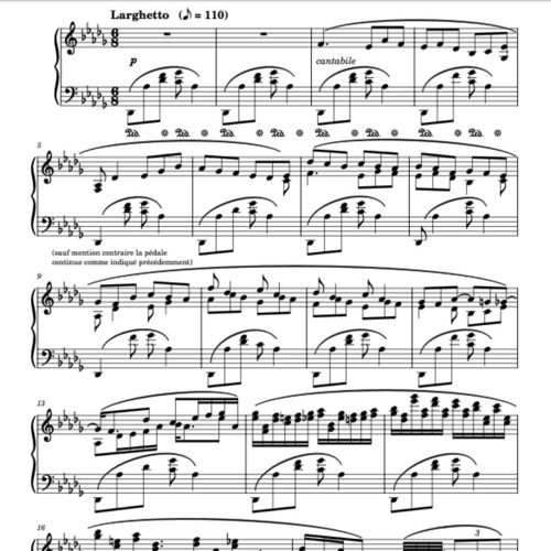 Variations sur la Berceuse de Chopin