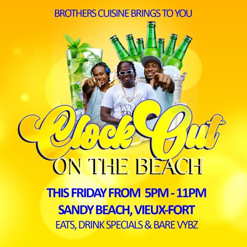 CLOCK OUT ON THE BEACH
