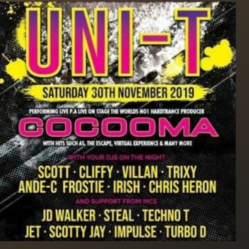 DJs Frostie & And E C - MC Impulse - UNI T First Birthday Bash - 30th Nov 2019