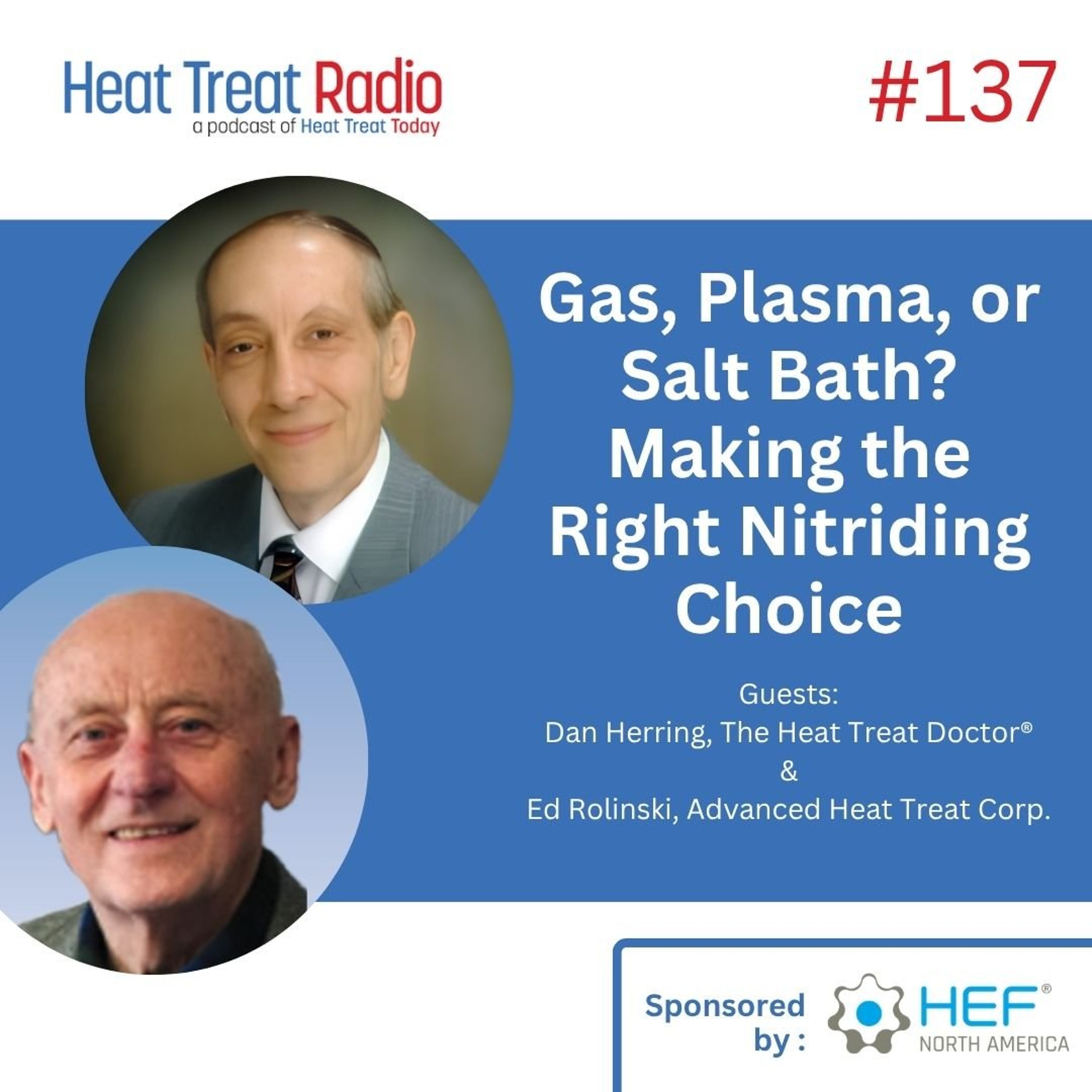 Heat Treat Radio #137: Gas, Plasma, or Salt Bath? Making the Right Nitriding Choice episode artwork