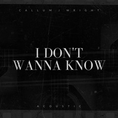 I Don't Wanna Know (Acoustic)