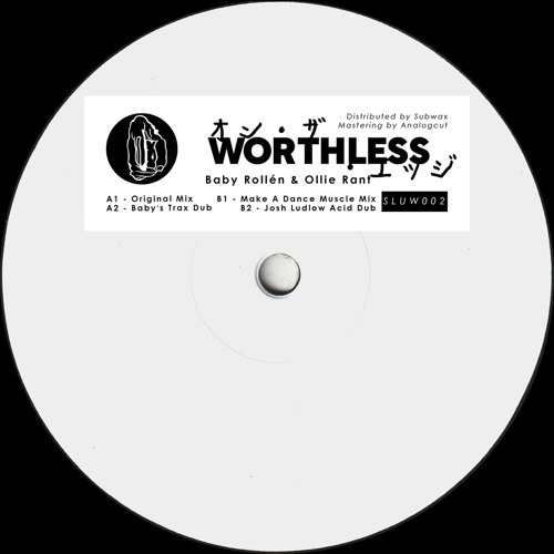 Baby Rollén & Ollie Rant - Worthless (Incl. Make A Dance & Josh Ludlow Remixes) (SLUW002)