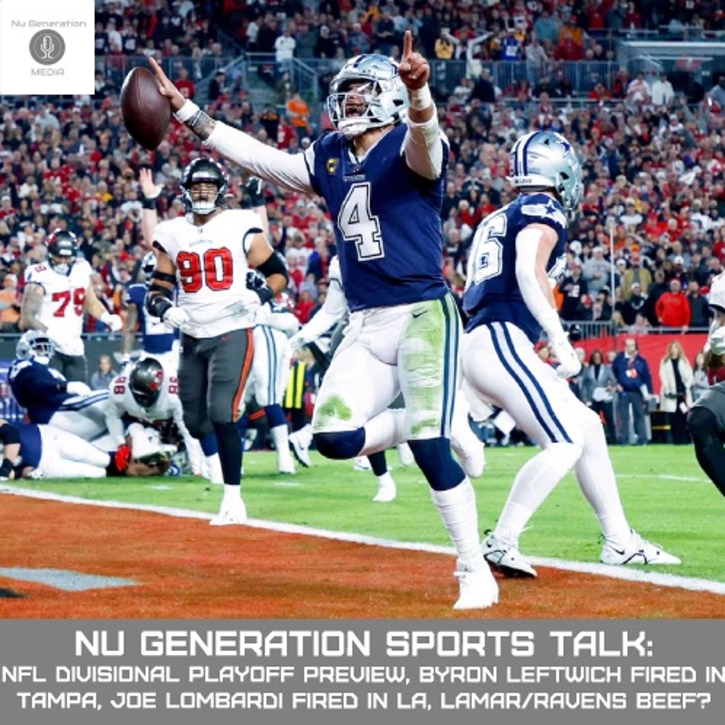 Sports Talk: NFL Divisional Playoff Preview, Leftwich and Lombardi fired, Ravens Claim to Want Lamar episode artwork