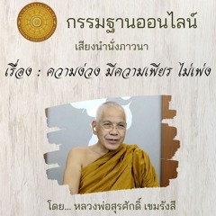 116 ความง่วง มีความเพียร ไม่เพ่ง
