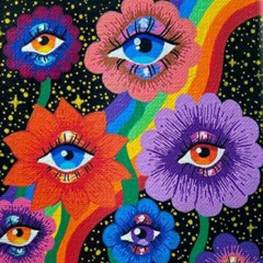 high on shrooms staring at the ceiling