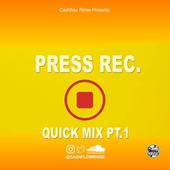PRESS REC. QUICK MIX PT.1 BY CASHFLOW RINSE