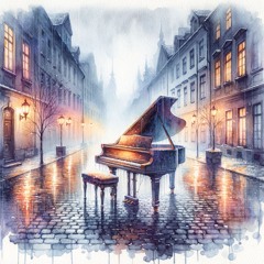Snowflake Dance on Piano Keys