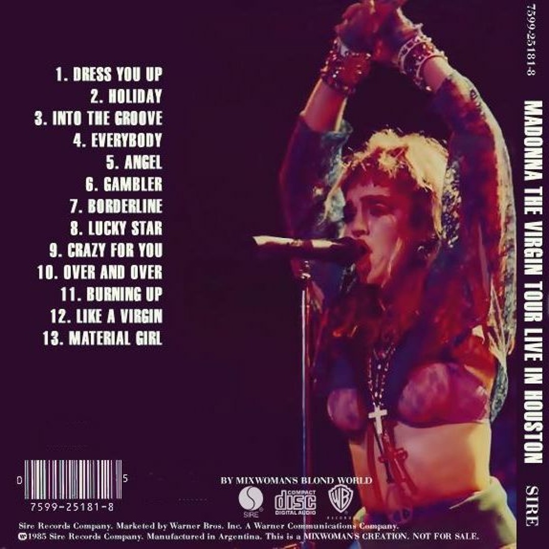 Stream Madonna Live | Listen to The Virgin Tour - Live in Houston