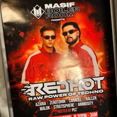 Redhot @ Masif Boiler Room | May 2025 | Hard Techno | Industrial Techno | Rawstyle