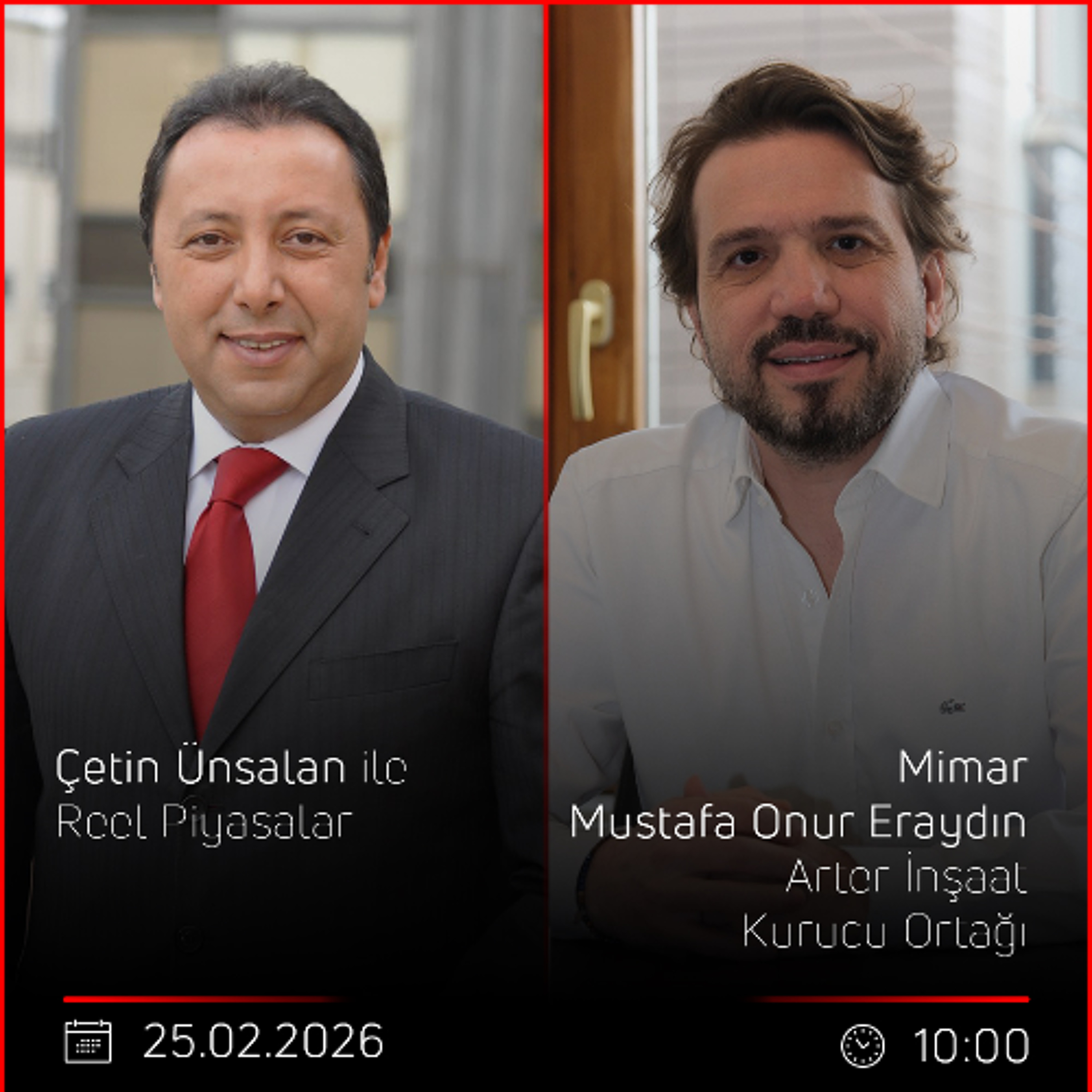 Mimar Mustafa Onur Eraydın - Çetin Ünsalan ile Reel Piyasalar episode artwork