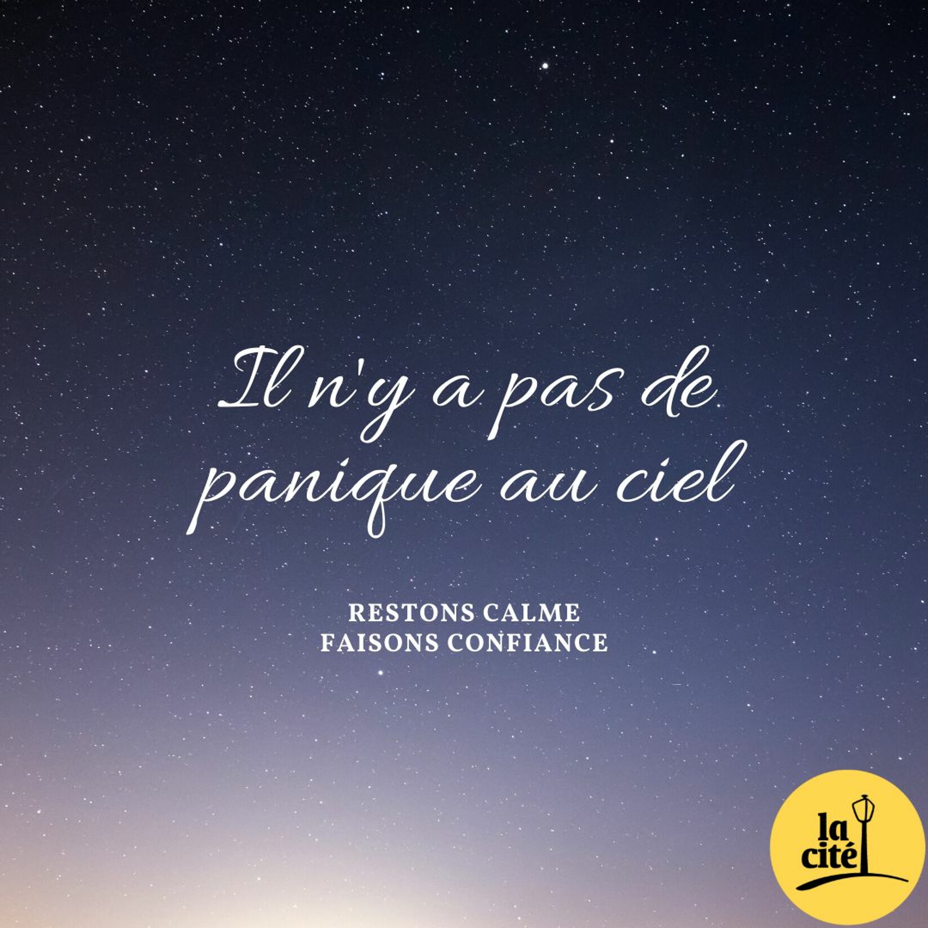 15.03.2020 - Il n'y a pas de panique au ciel (Frederic Dalais) episode artwork
