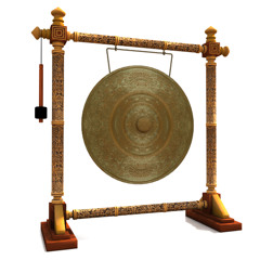 Ambient gong and trumpet