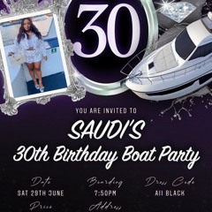 SAUDI BDAY BOAT PARTY