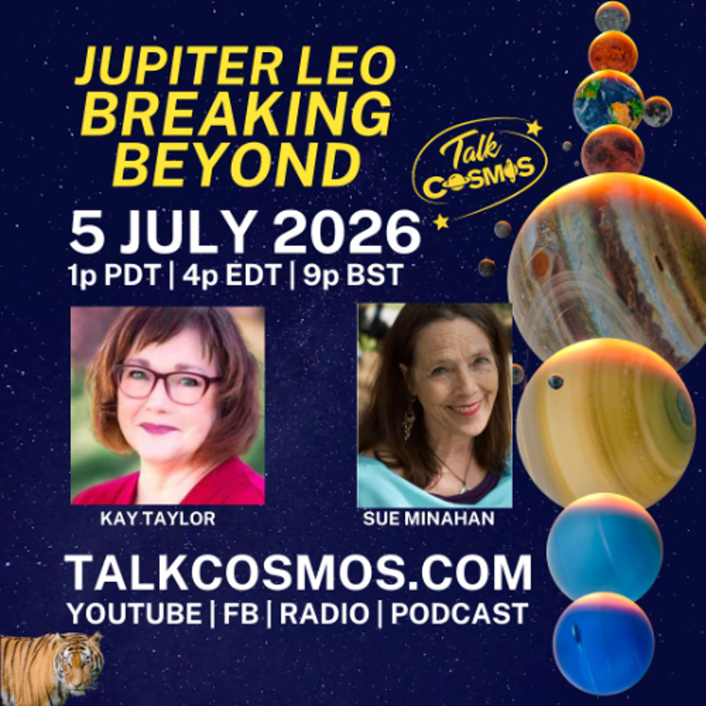 Talk Cosmos 07-05-26 Jupiter Leo Breaking Beyond