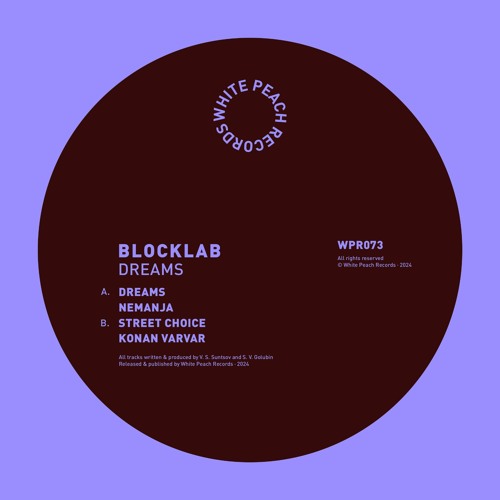 WPR073 - BLOCKLAB - Dreams
