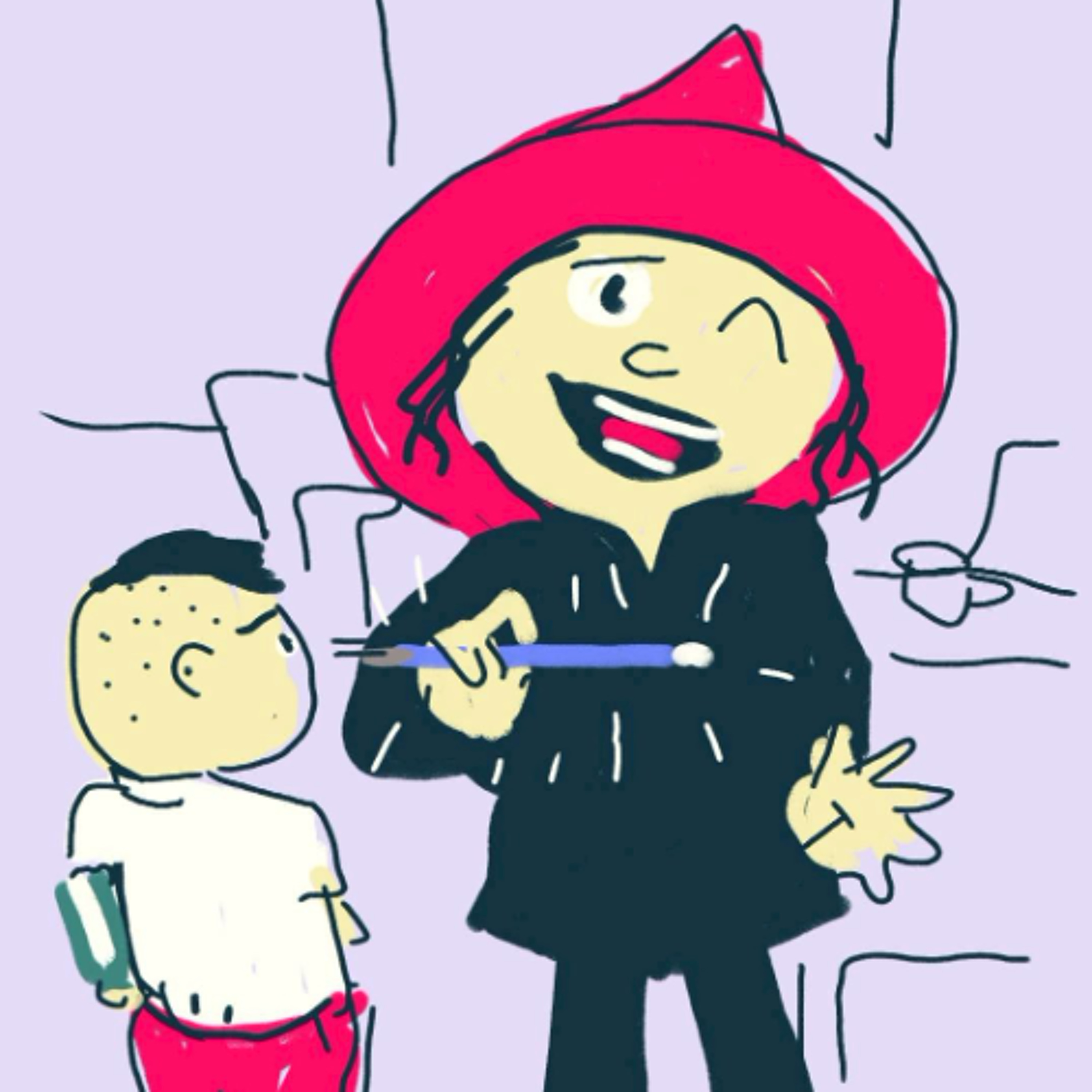 นิทานยิ้มแย้มแก้มใส (EP 412 นิทานชุด แม่มดหมวกแดง ตอน ดินสอวิเศษ) episode artwork