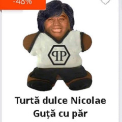 Turtă dulce Nicolae Guță cu păr