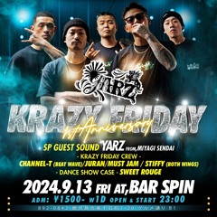 2024/9/13 KRAZY FRIDAY 1st ANNIVERSARY @ 鹿児島BAR SPIN