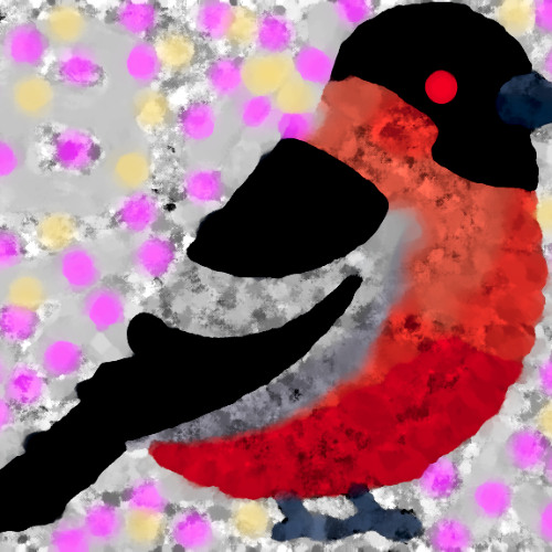 goes singing into the world but then eaten by Bullfinches