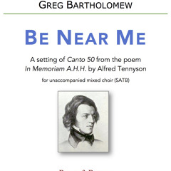 Be Near Me (Choral Tracks)