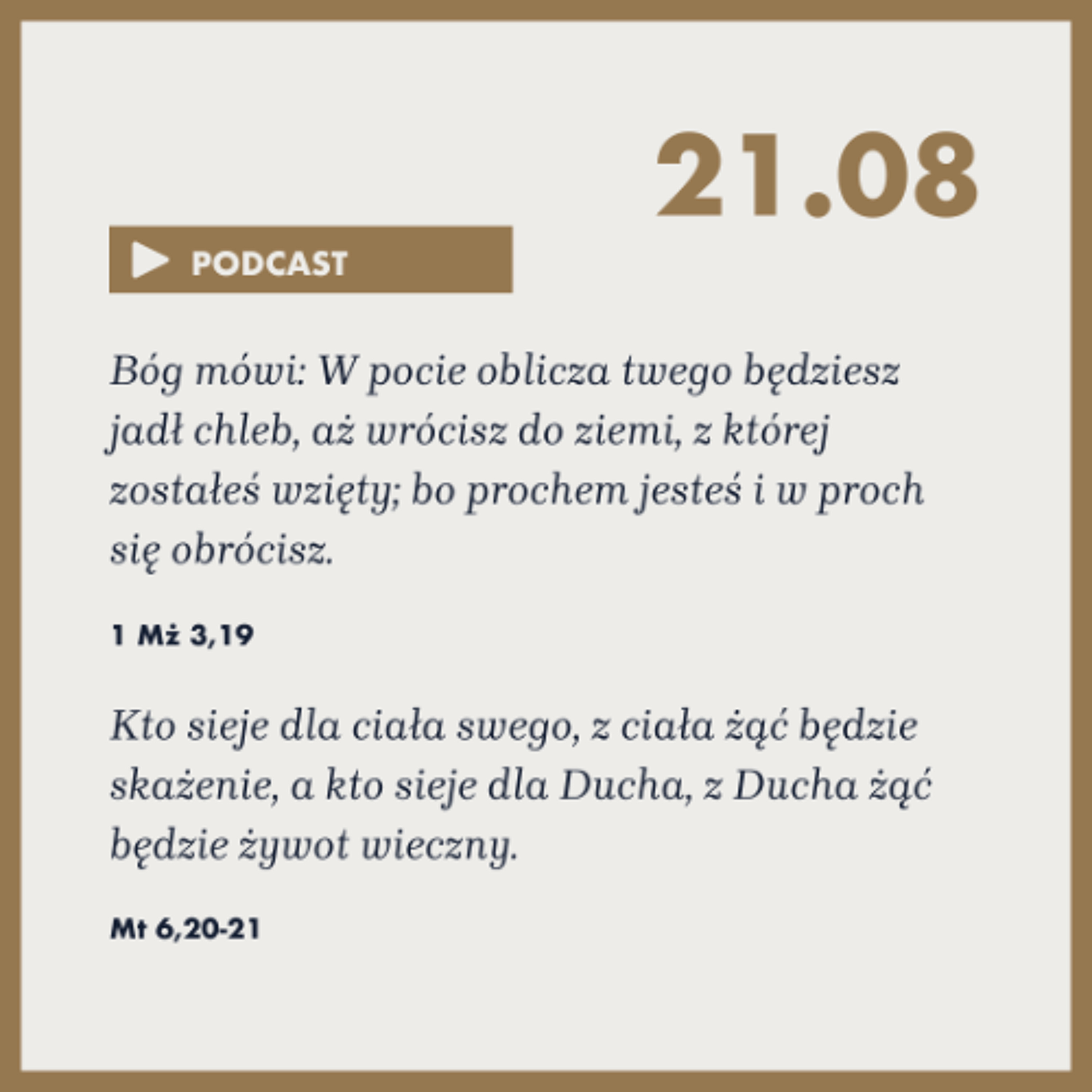 Poranek ze Słowem na 21 sierpnia 2025 episode artwork