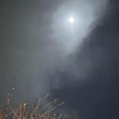 Full moon iced sky.
