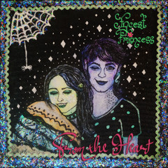 Black Widow Drinking Mushroom Soup at the 80s Post-Punk Carnival