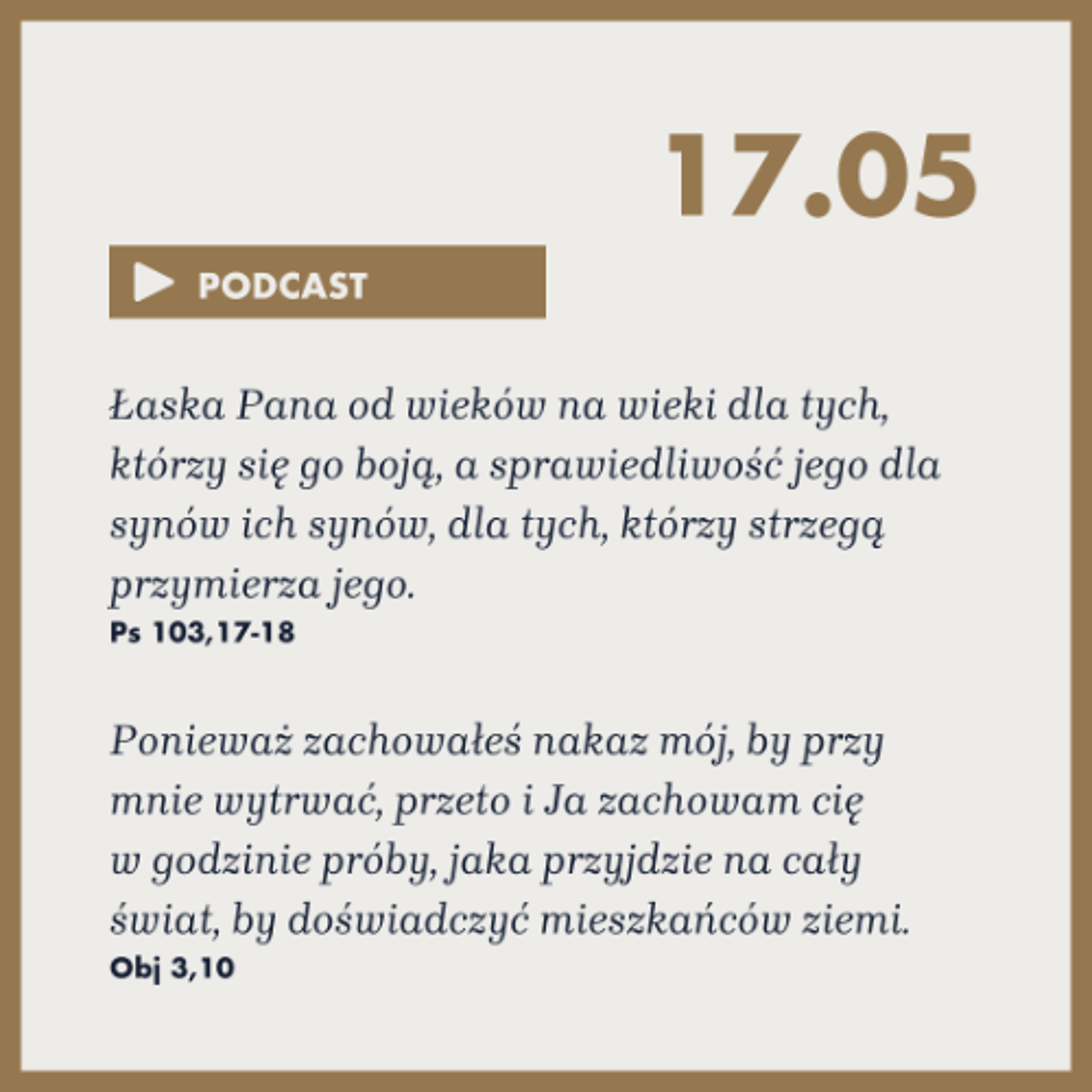 Poranek ze Słowem na 17 maja 2025 episode artwork