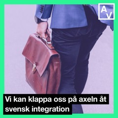 Vi kan klappa oss på axeln åt svensk integration