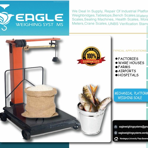Stream Manual mechanical industrial use weighing scales by Eagle