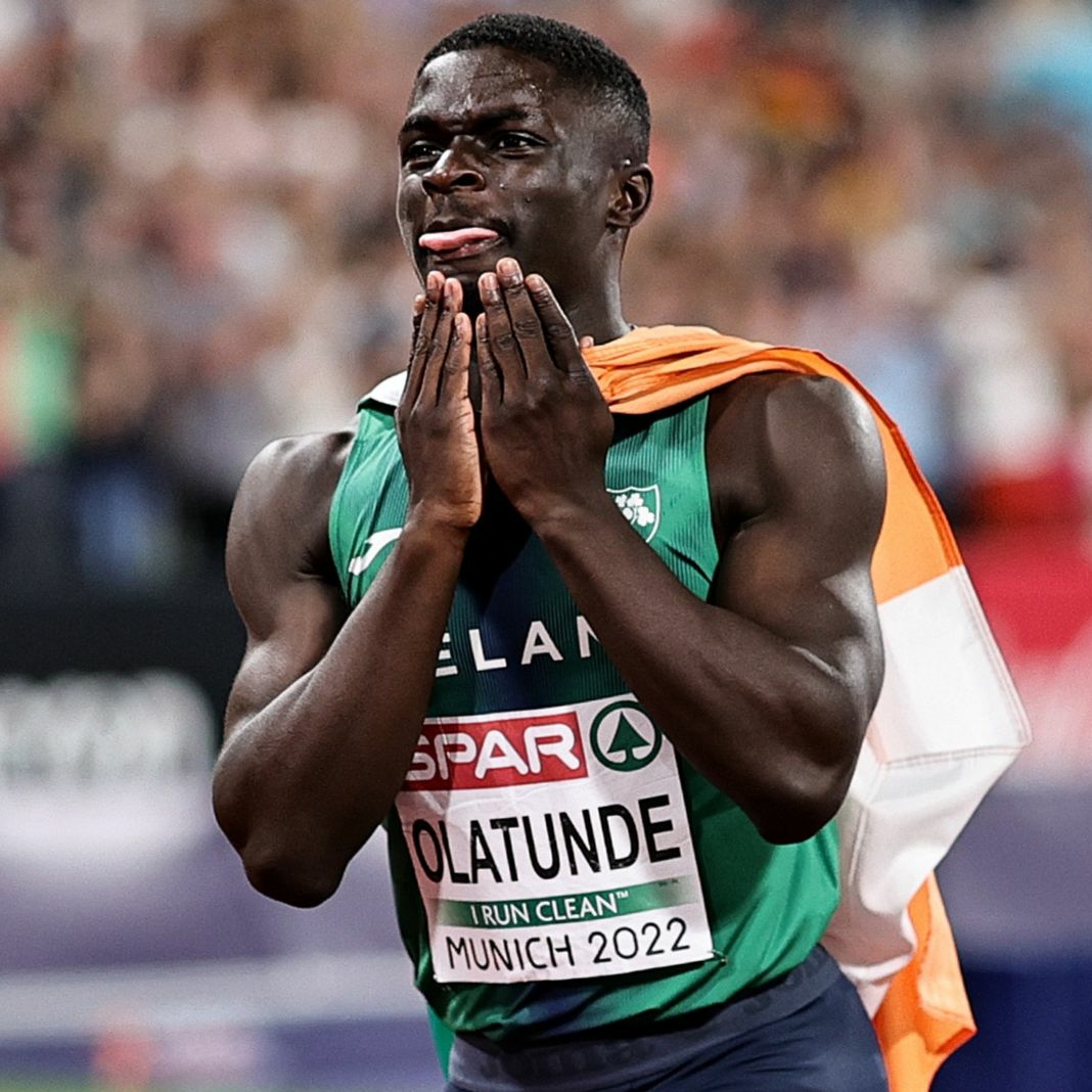 Euro Champs 2022 - TUES 16/8 Israel Olatunde 100m Irish Record