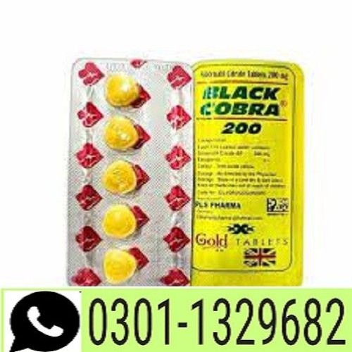 Black Cobra 200 Mg Tablets In Islamabad [0301.1329682 ] original product