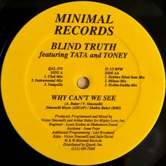 2 For Joy V's Blind True Faith - People Why Can't We See (Tony Oldskool Bootleg)