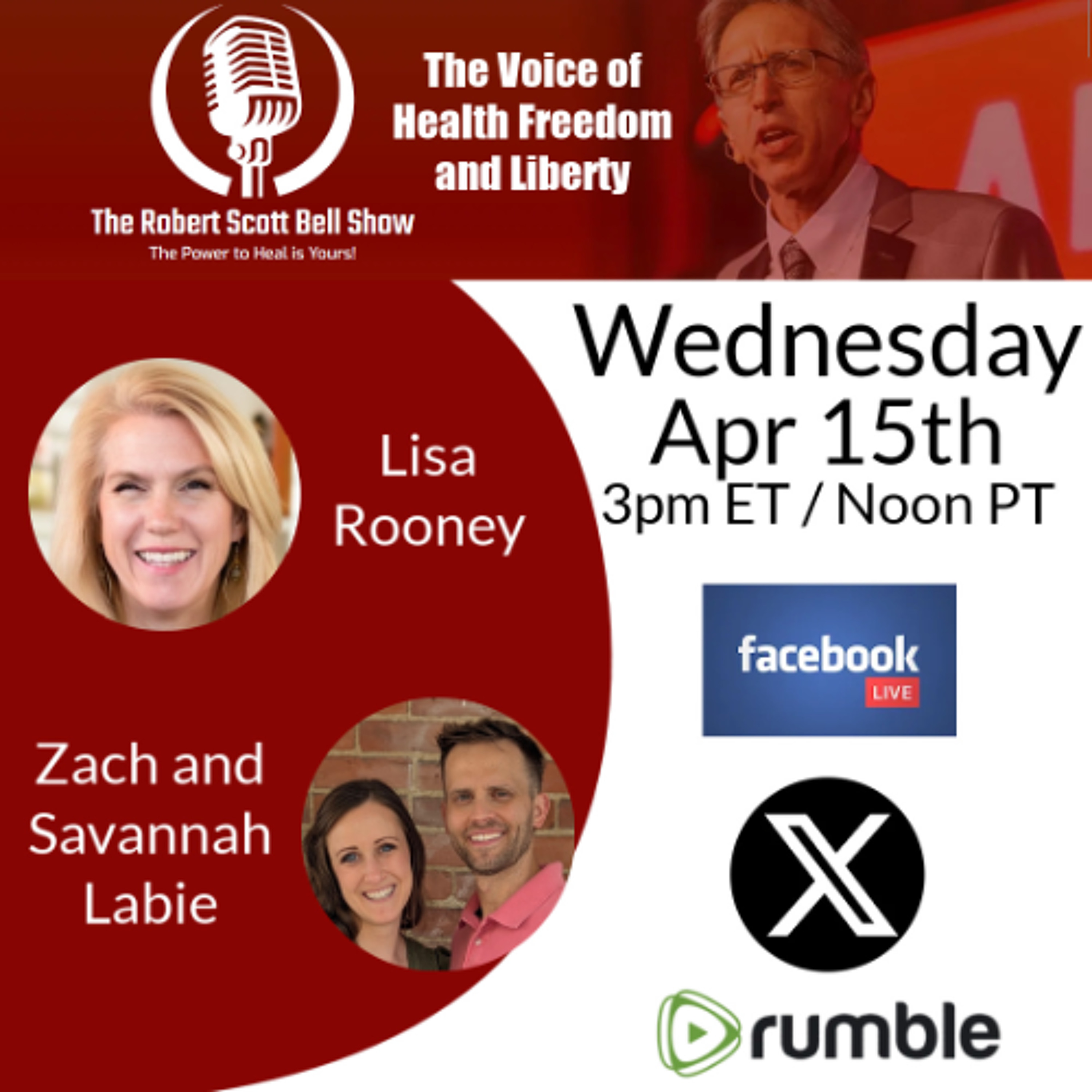 Vaccine Skepticism, Lisa Rooney, Vibrant Life 247, Homeopathy, Zach and Savannah Labie, Healing Cancer Journey - The RSB Show 4-15-26