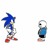 Artwork for Improbable Encounter (Unlikely Rivals but it's a Sonic and Sans Cover)
