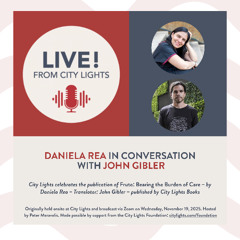 Daniela Rea in conversation with John Gibler