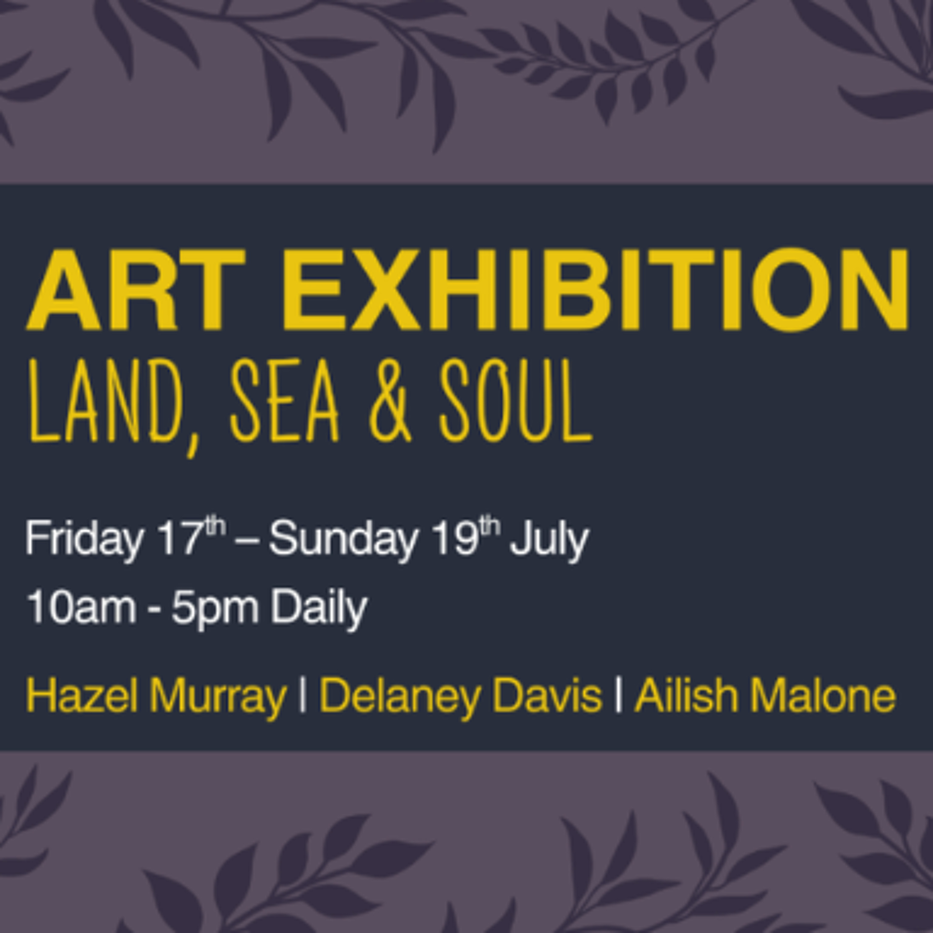 Land Sea & Soul Art Exhibition episode artwork