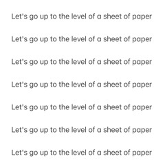 a sheet of Paper