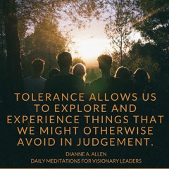 Tolerance Meditation