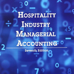 [Download] KINDLE 📝 Hospitality Industry Managerial Accounting by  Raymond S. Schmid