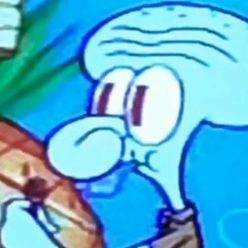 squidward dies to a tragic explosion