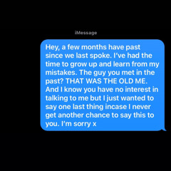 that was the old me