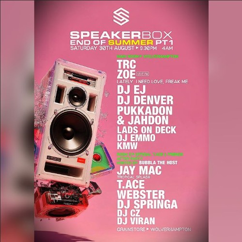 Speakerbox "End Of Summer PT.1" 2025 - LadsOnDeck