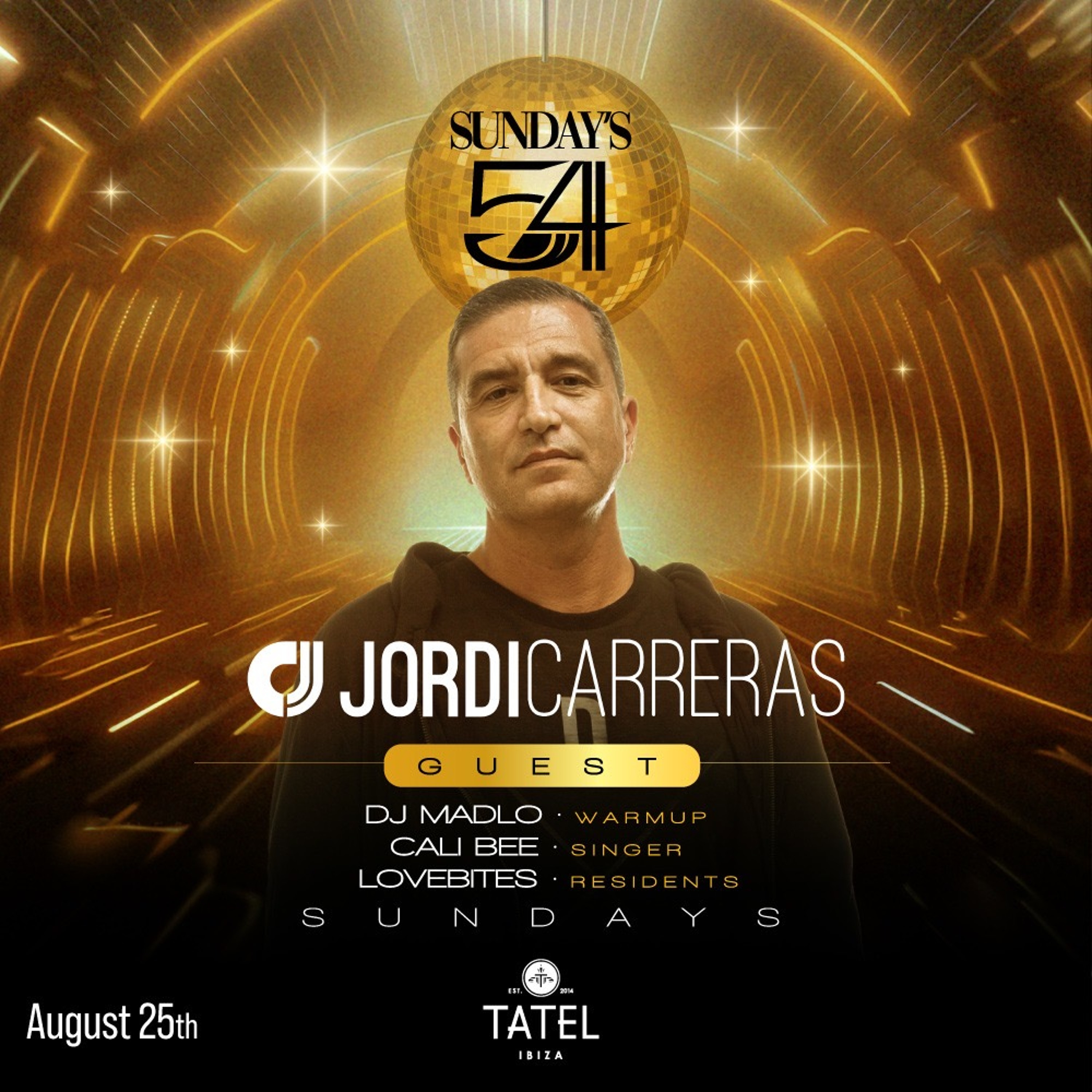 SUNDAYS 54 | Tatel Ibiza - Live at Hard Rock Hotel Ibiza by Jordi Carreras 25/8/24
