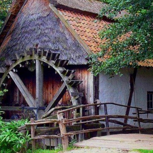 Old water mill on Vltava (from the "Prague" cycle).