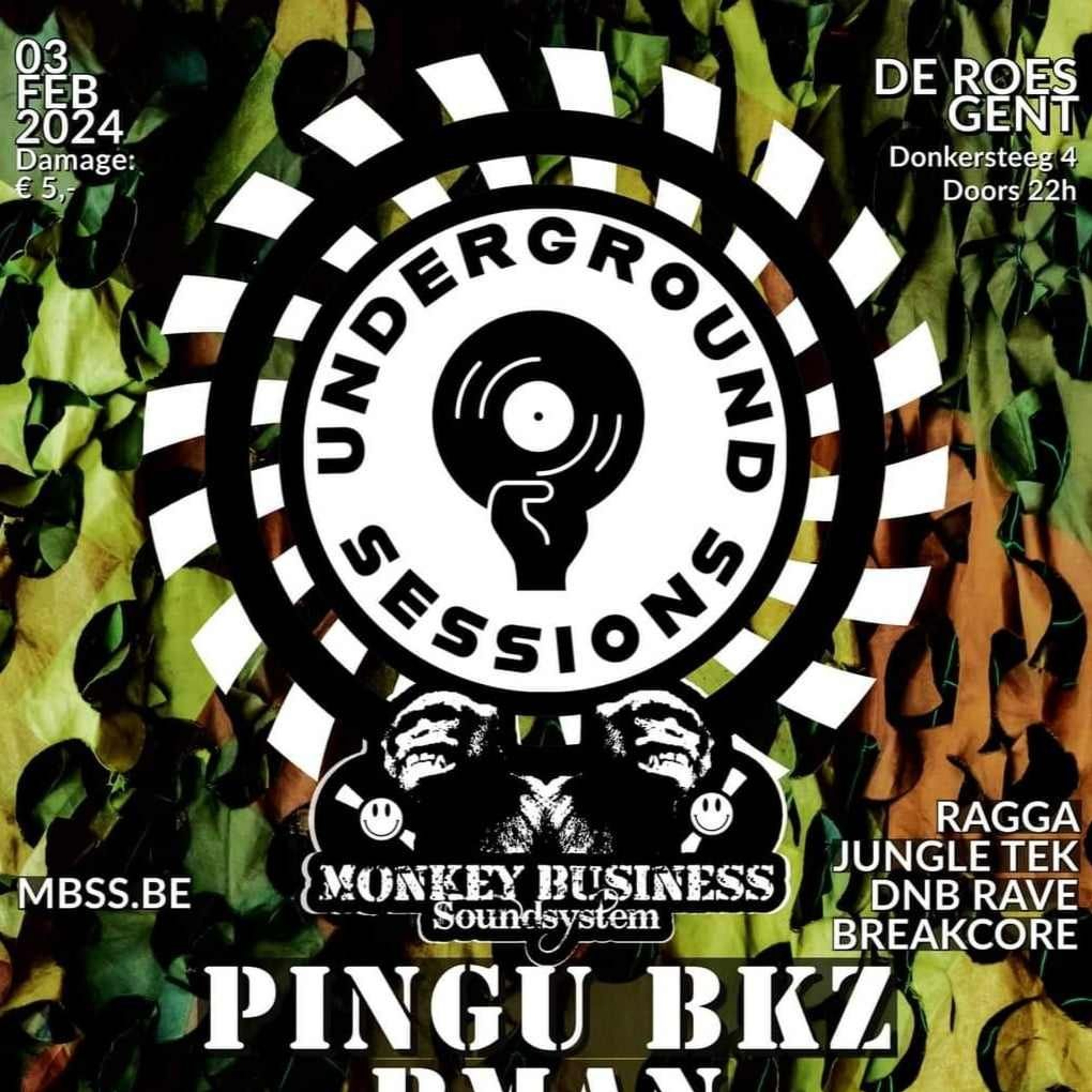 PINGU BKZ - Monkey Business Underground Sessions (Recorded Dj Set) episode artwork