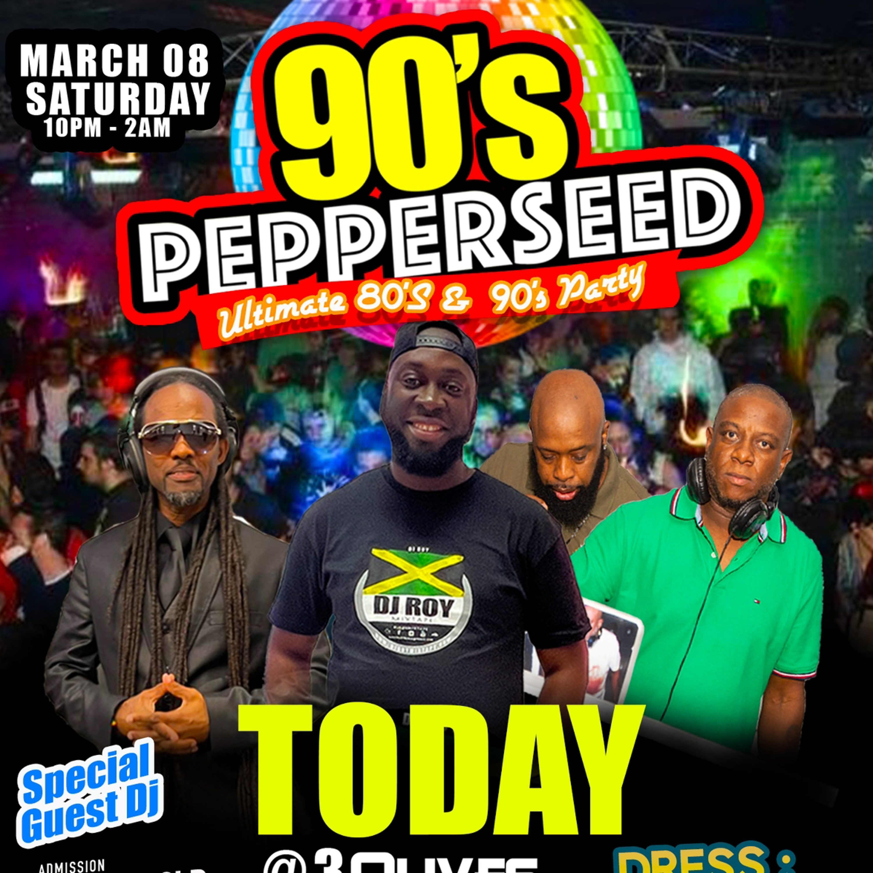 90'S PEPPERSEED RETRO PARTY DJ ROY X SHOWTIME SOUND 03.08.25 LIVE AUDIO