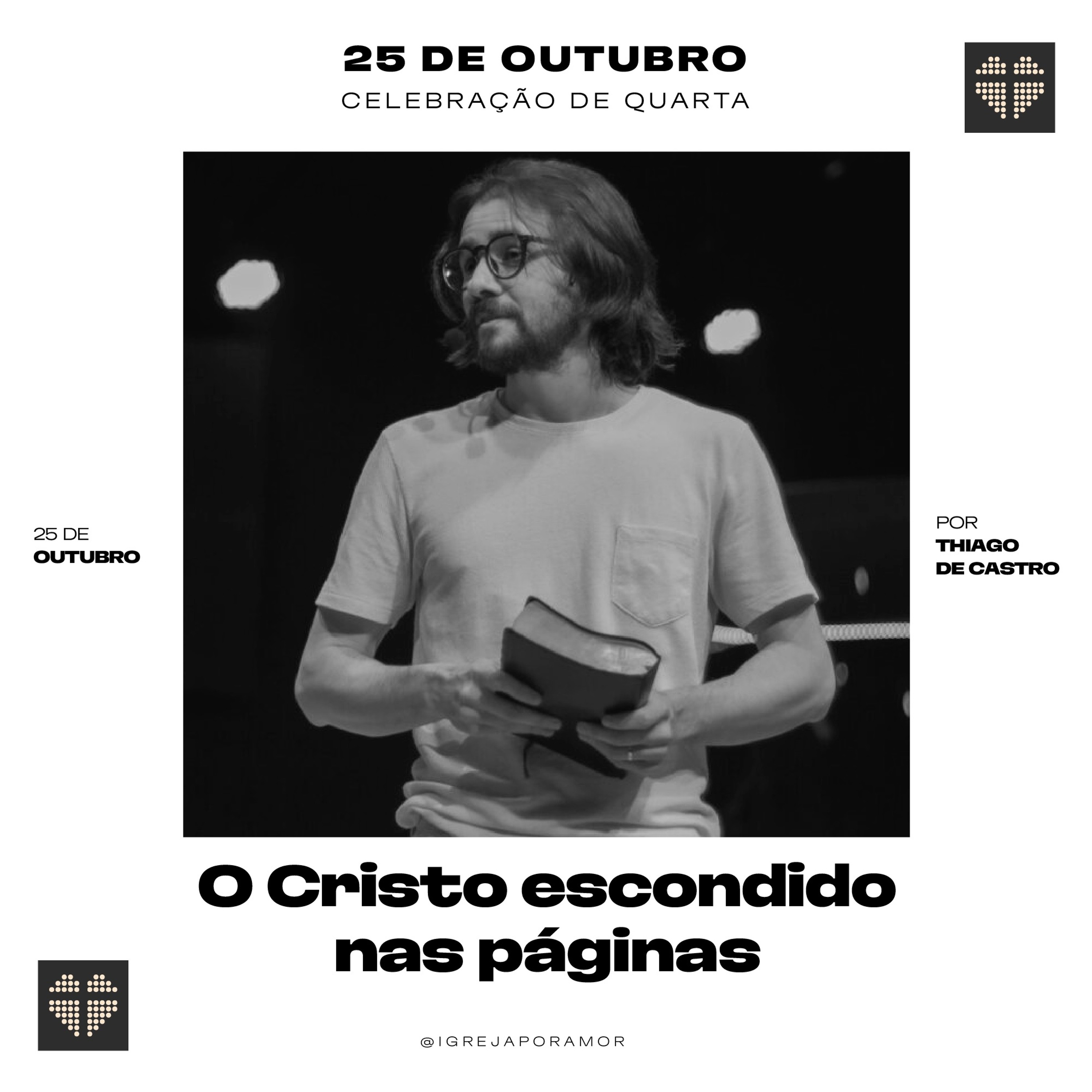 O Cristo Escondido nas Páginas | Igreja Por Amor | Thiago de Castro | 25 de Outubro de 2023 episode artwork