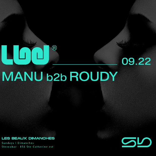 Manu b2b Roudy @ Les Beaux Dimanches 22.09.2024