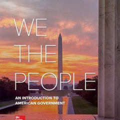 DOWNLOAD EBOOK ✏️ We The People by  Thomas Patterson [EBOOK EPUB KINDLE PDF]